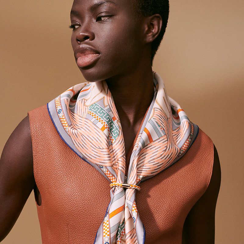 Chaine d'Ancre Tressee scarf 90 ring | Hermès Mainland China